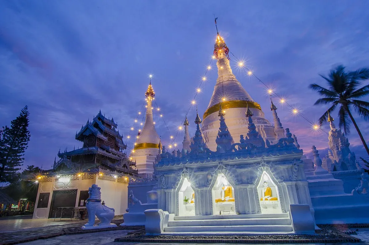 วัดพระธาตุดอยกองมู จังหวัดแม่ฮ่องสอน